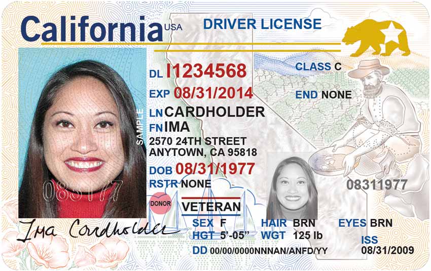 Symbols, images and phrases of REAL ID